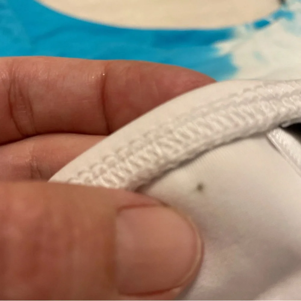 Dippin' Daisy's Crystal Blue and White Tie Dye Bikini